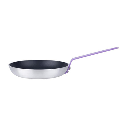 Hygiplas Aluminium Non-stick Teflon Platinum Plus Frying Pan with Purple Handle 240mm • PAS-HT968