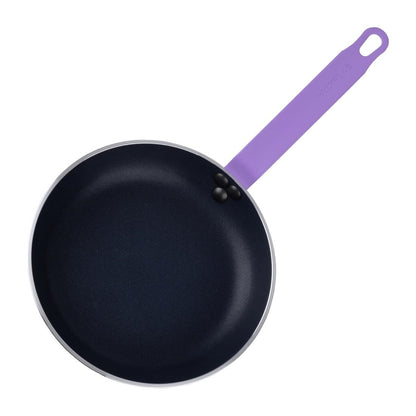 Hygiplas Aluminium Non-stick Teflon Platinum Plus Frying Pan with Purple Handle 240mm • PAS-HT968