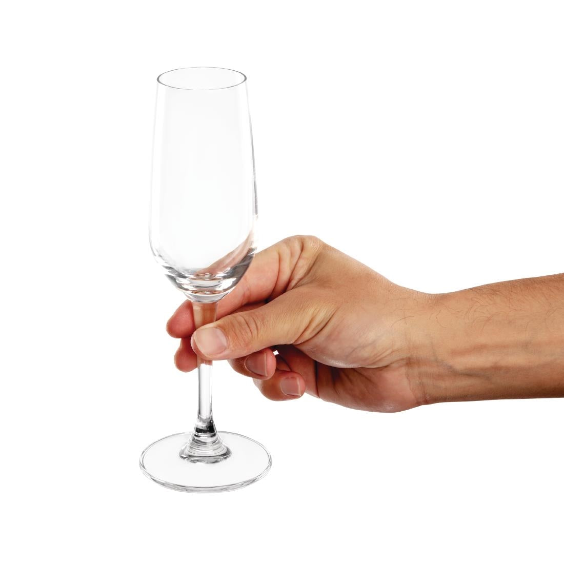 Olympia Mendoza Glass Flute - 185ml (6 Pack) (Pack of 6) • PAS-FB484