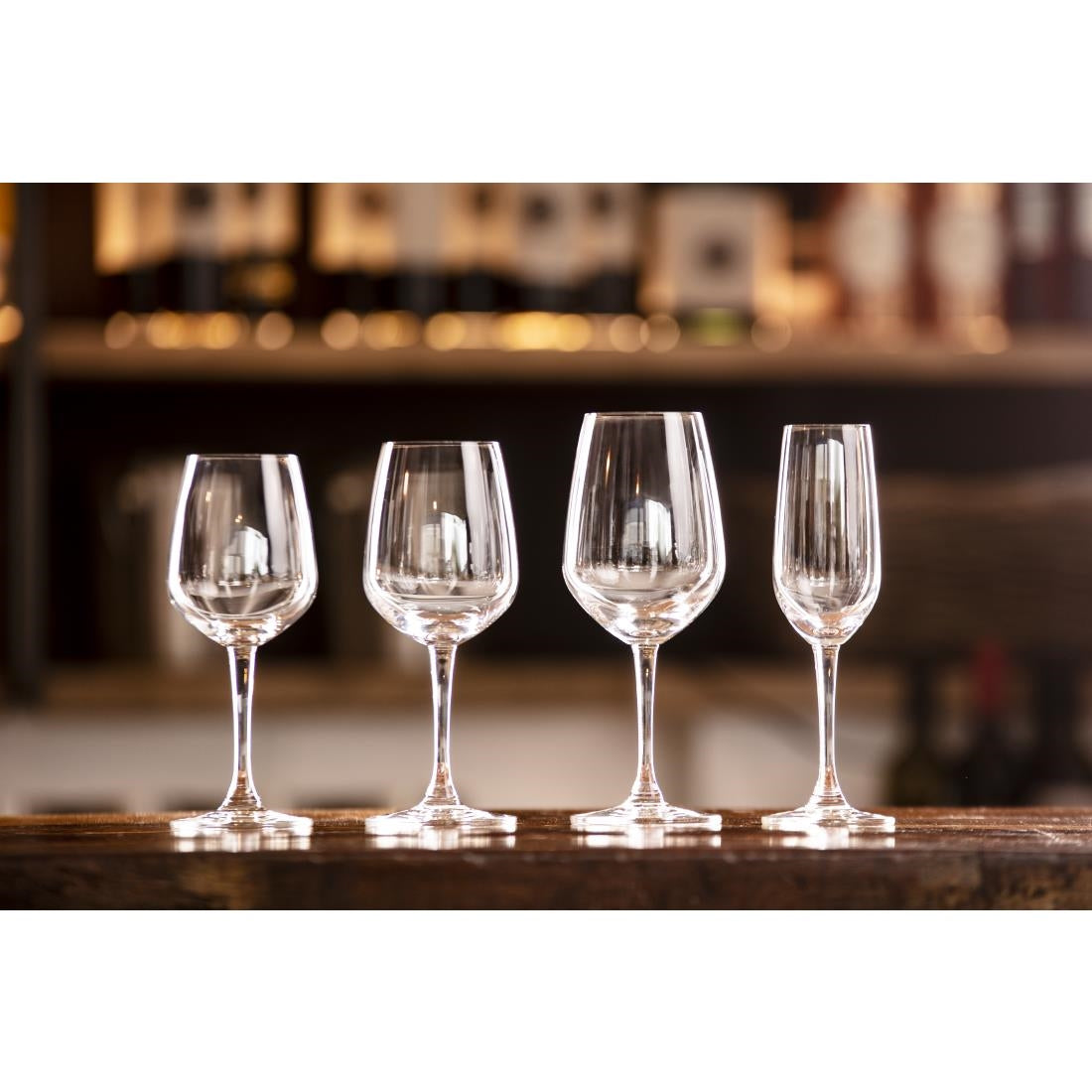 Olympia Mendoza Glass Flute - 185ml (6 Pack) (Pack of 6) • PAS-FB484