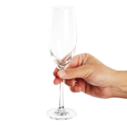 Olympia Cordoba Flute 210ml 7 1/4oz (6 Pack) (Pack of 6) • PAS-FB554