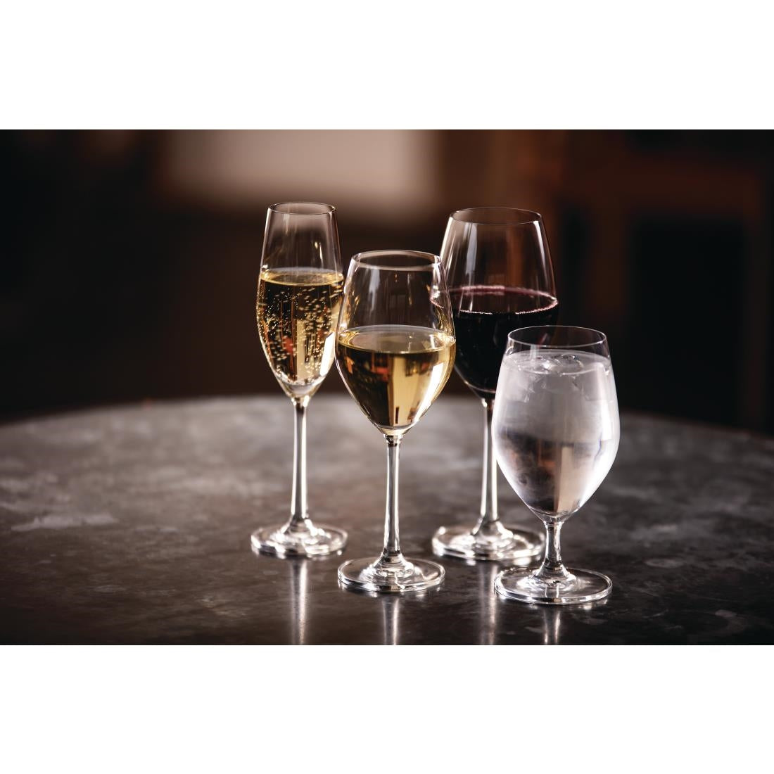 Olympia Cordoba Flute 210ml 7 1/4oz (6 Pack) (Pack of 6) • PAS-FB554