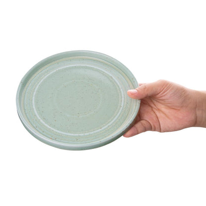 Olympia Cavolo Spring Green Flat Round Plate - 180mm 7" (6 Pack) • PAS-FB562