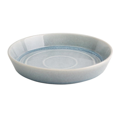 Olympia Cavolo Ice Blue Flat Round Bowl - 220mm (4 Pack) • PAS-FB566