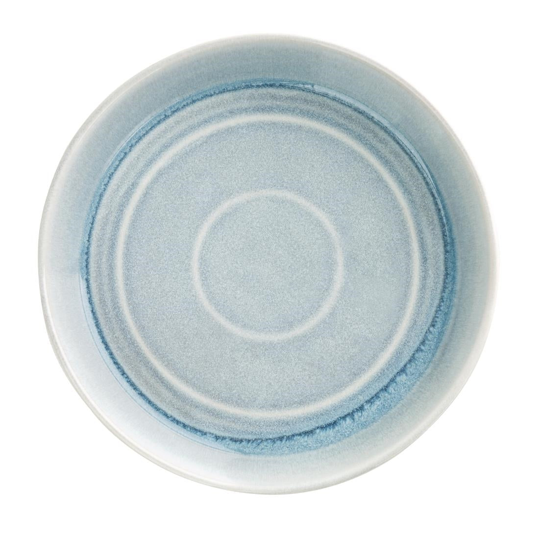Olympia Cavolo Ice Blue Flat Round Bowl - 220mm (4 Pack) • PAS-FB566