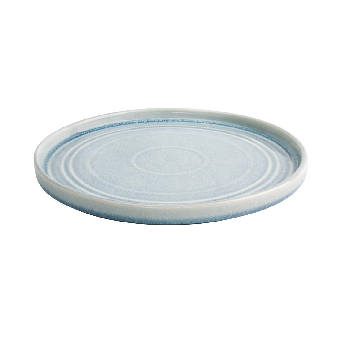 Olympia Cavolo Flat Round Plates Ice Blue 270mm (Pack of 4) • PAS-FB569