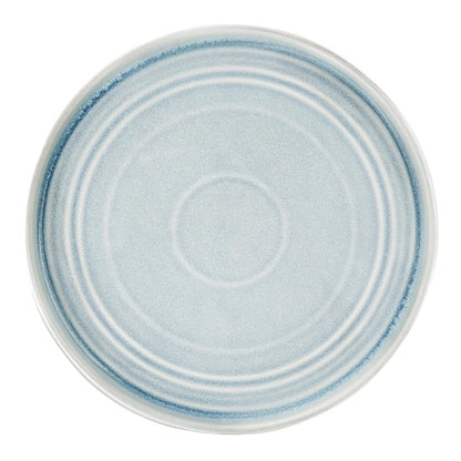 Olympia Cavolo Flat Round Plates Ice Blue 270mm (Pack of 4) • PAS-FB569