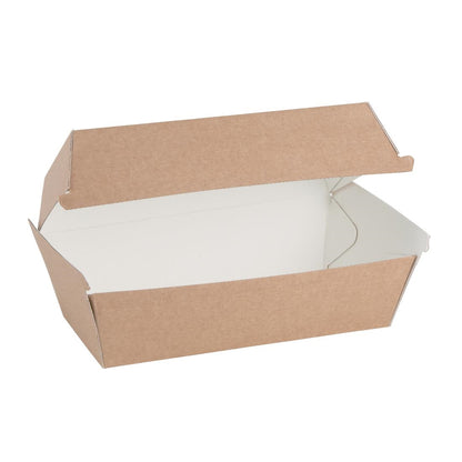 Fiesta Compostable Kraft Food Boxes Small 172mm (Pack of 200) • PAS-FB666