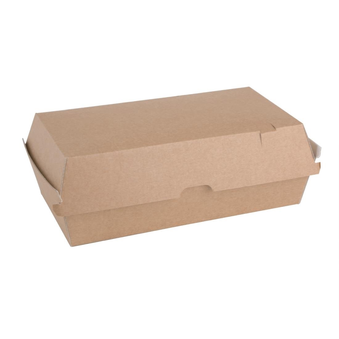 Fiesta Compostable Kraft Food Boxes Large 204mm (Pack of 100) • PAS-FB667