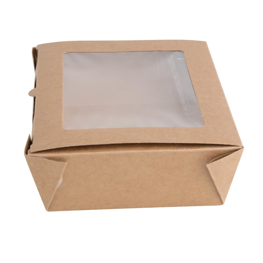 Fiesta Compostable Salad Boxes with PLA Windows 1200ml (Pack of 200) • PAS-FB677