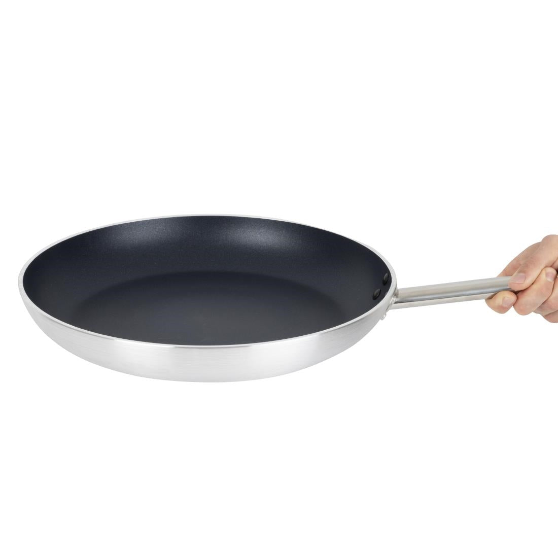 Vogue Aluminium Non-Stick Teflon Induction Frying Pan 400mm • PAS-FB694