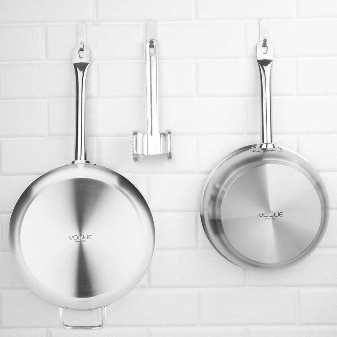 Vogue Stainless Steel Sauté Pan 300mm • PAS-FB699