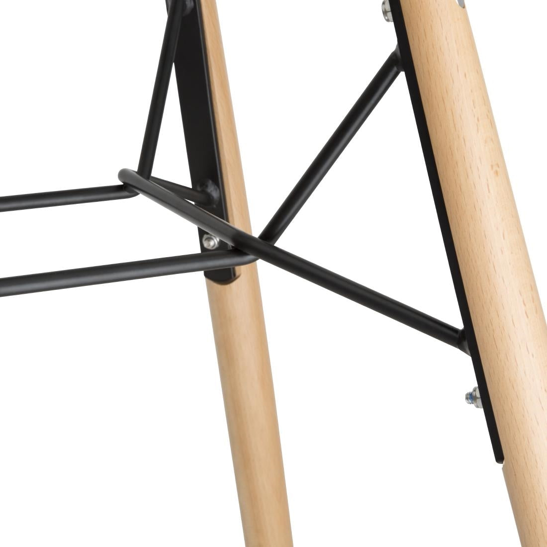 Bolero Arlo Side Chairs Dark Orange (2 Pack) (Seat Height: 450mm | Pack Quantity: 2) • PAS-FB818