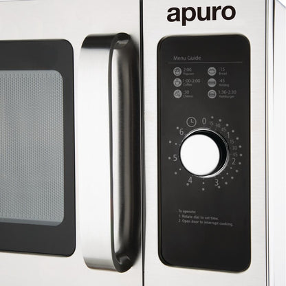 Apuro Light Duty Manual Commercial Microwave 25Ltr • PAS-FB861-A