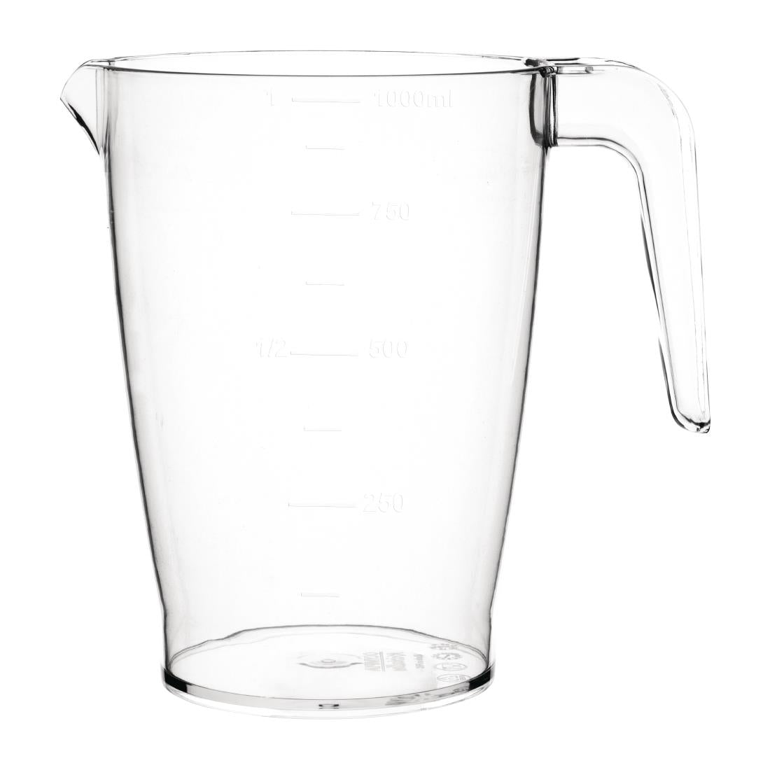 Olympia Kristallon Polycarbonate Stacking Jug 1Ltr • PAS-FB890