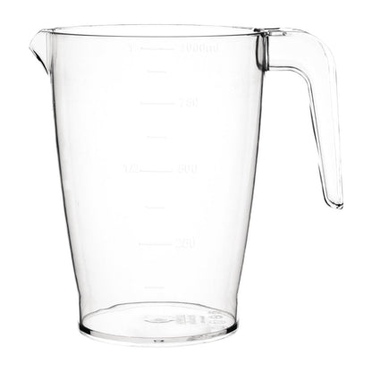 Olympia Kristallon Polycarbonate Stacking Jug 1Ltr • PAS-FB890