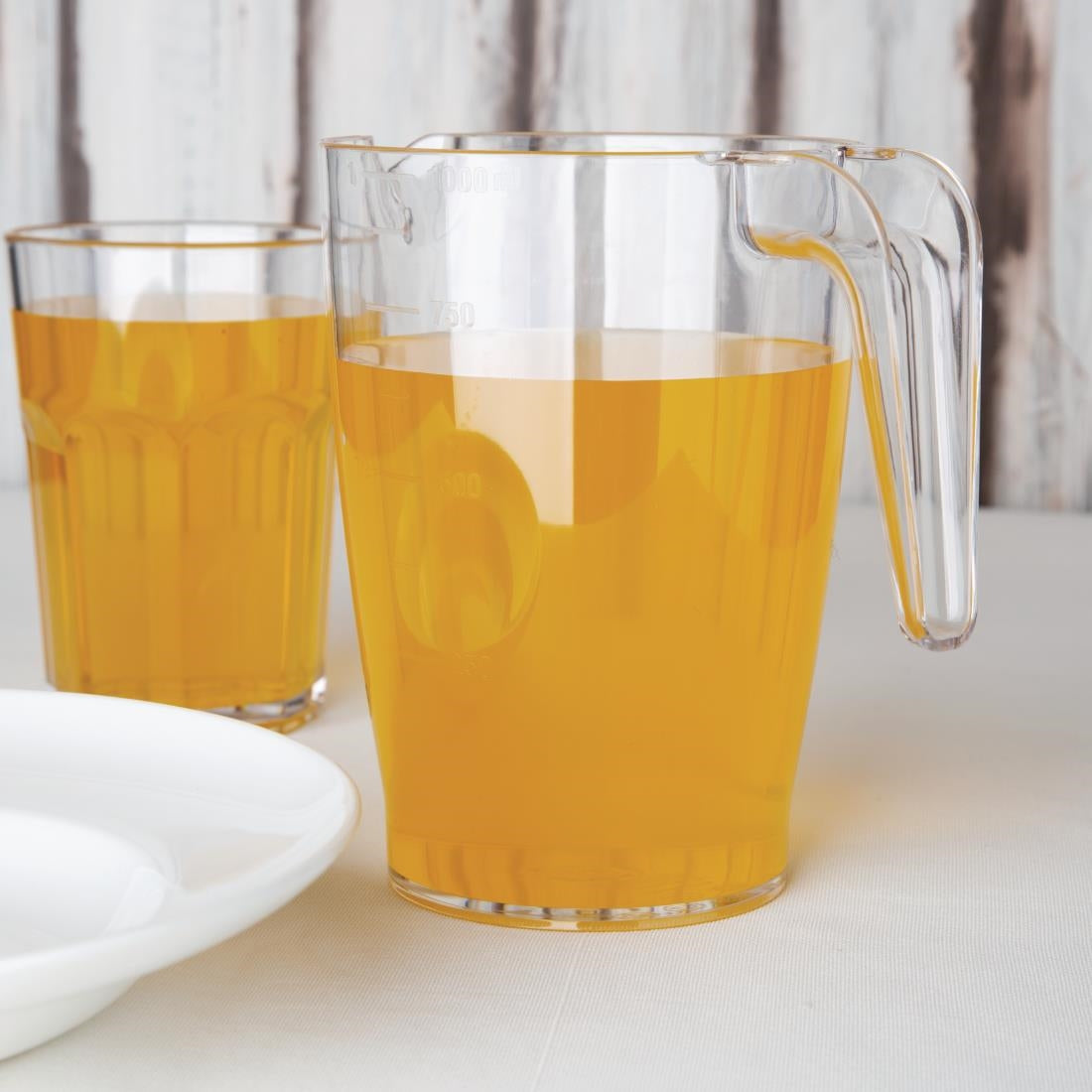 Olympia Kristallon Polycarbonate Stacking Jug 1Ltr • PAS-FB890