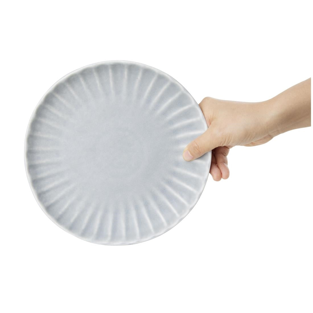 Olympia Corallite Grey Plate - 205mm 8" (6 Pack) • PAS-FB955