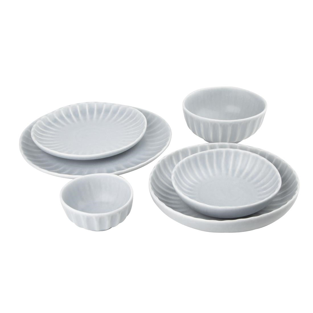Olympia Corallite Grey Coupe Bowl - 220x50mm (Box 6) • PAS-FB957