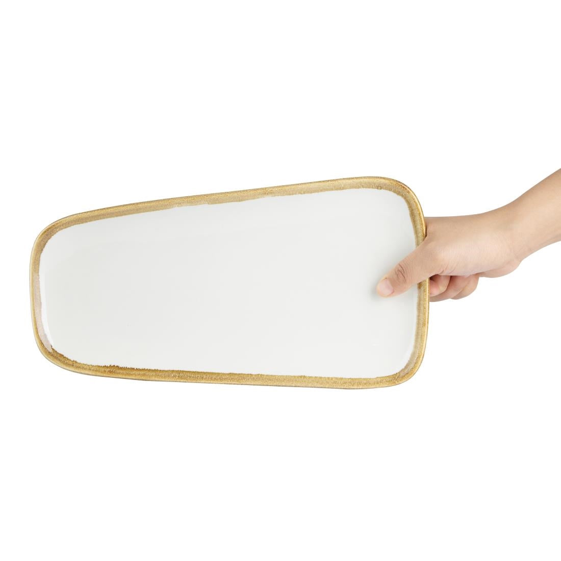 Olympia Kiln Platter Chalk 295mm (4 Pack) (295(W)mm / 11½". Pack Quantity: 4) • PAS-FB974