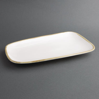 Olympia Kiln Platter Chalk 335mm (4 Pack) (355(W)mm / 14". Pack Quantity: 4) • PAS-FB976