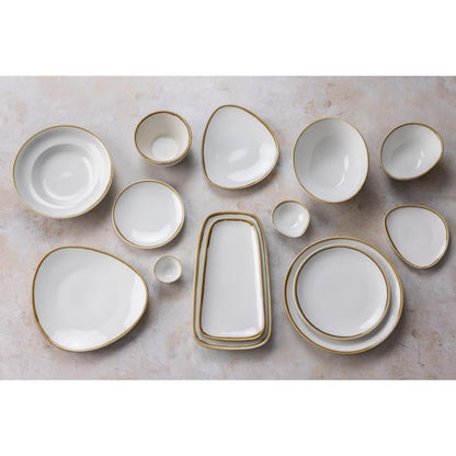 Olympia Kiln Chalk Pasta Bowl - 340ml 11.5fl oz (4 Pack) (250(Ø)mm / 9¾". 340ml. Pack Quantity: 4) • PAS-FB979
