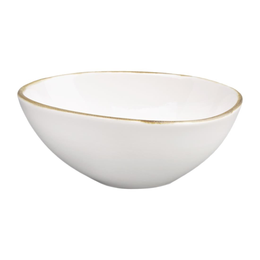 Olympia Kiln Bowl Chalk 215mm 1022ml (4 Pack) (215(Ø)mm / 8½". 1.02Ltr. Pack Quantity: 4) • PAS-FB982