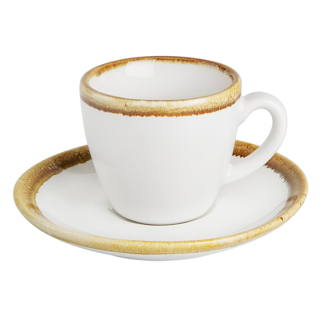 Olympia Kiln Chalk Saucer (Fits FB986) - 115mm 4 1/5" (6 Pack) (115(Ø)mm / 4½". Pack Quantity: 6) • PAS-FB987