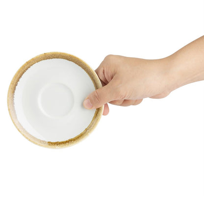 Olympia Kiln Chalk Saucer (Fits FB986) - 115mm 4 1/5" (6 Pack) (115(Ø)mm / 4½". Pack Quantity: 6) • PAS-FB987