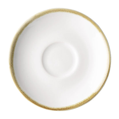 Olympia Kiln Chalk Saucer (Fits FB986) - 115mm 4 1/5" (6 Pack) (115(Ø)mm / 4½". Pack Quantity: 6) • PAS-FB987