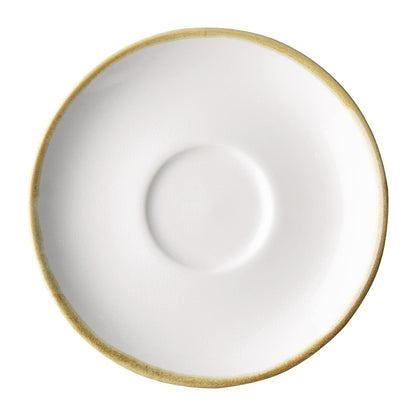 Olympia Kiln Chalk Saucer (Fits FB988) - 140mm 5 1/2" (6 Pack) (140(Ø)mm / 5½". Pack Quantity: 6) • PAS-FB989