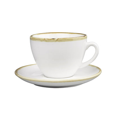 Olympia Kiln Chalk Saucer (Fits FB988) - 140mm 5 1/2" (6 Pack) (140(Ø)mm / 5½". Pack Quantity: 6) • PAS-FB989