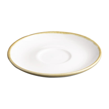 Olympia Kiln Chalk Saucer (Fits FB988) - 140mm 5 1/2" (6 Pack) (140(Ø)mm / 5½". Pack Quantity: 6) • PAS-FB989