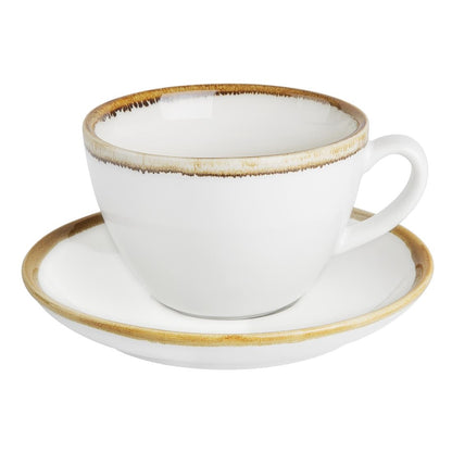 Olympia Kiln Chalk Saucer (Fits FB990) - 160mm 6 3/10" (6 Pack) (160(Ø)mm / 6¼". Pack Quantity: 6) • PAS-FB991