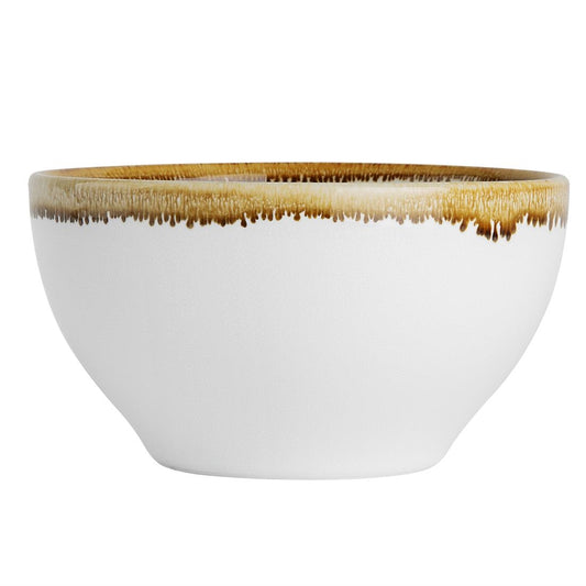 Olympia Kiln Chalk Round Bowl - 635ml 21.4fl oz (6 Pack) (140(Ø)mm / 5½". 635ml. Pack Quantity: 6) • PAS-FB995