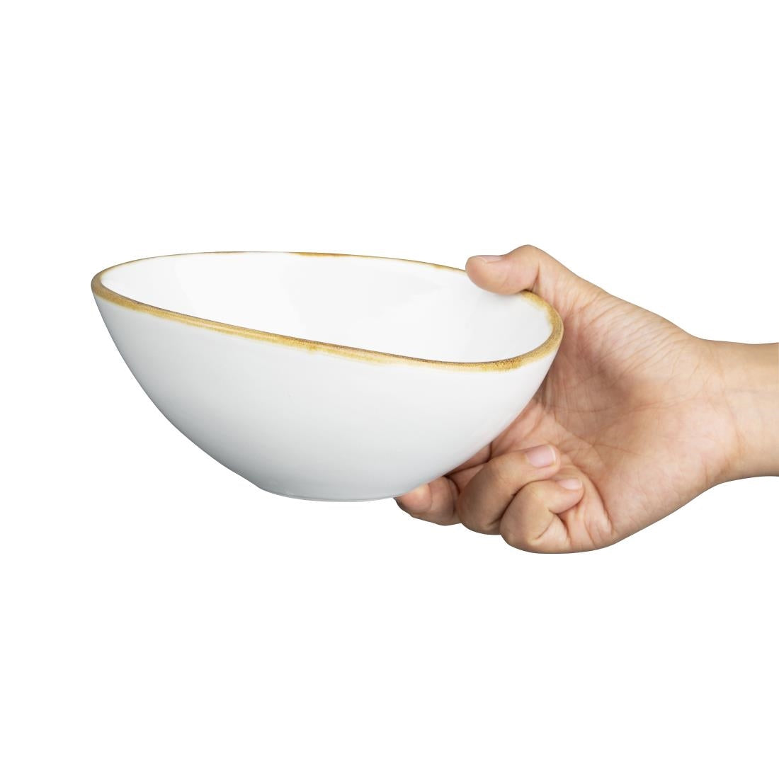 Olympia Kiln Chalk Bowl - 425ml 14.3fl oz (6 Pack) (165(Ø)mm / 6¼". 425ml. Pack Quantity: 6) • PAS-FB996