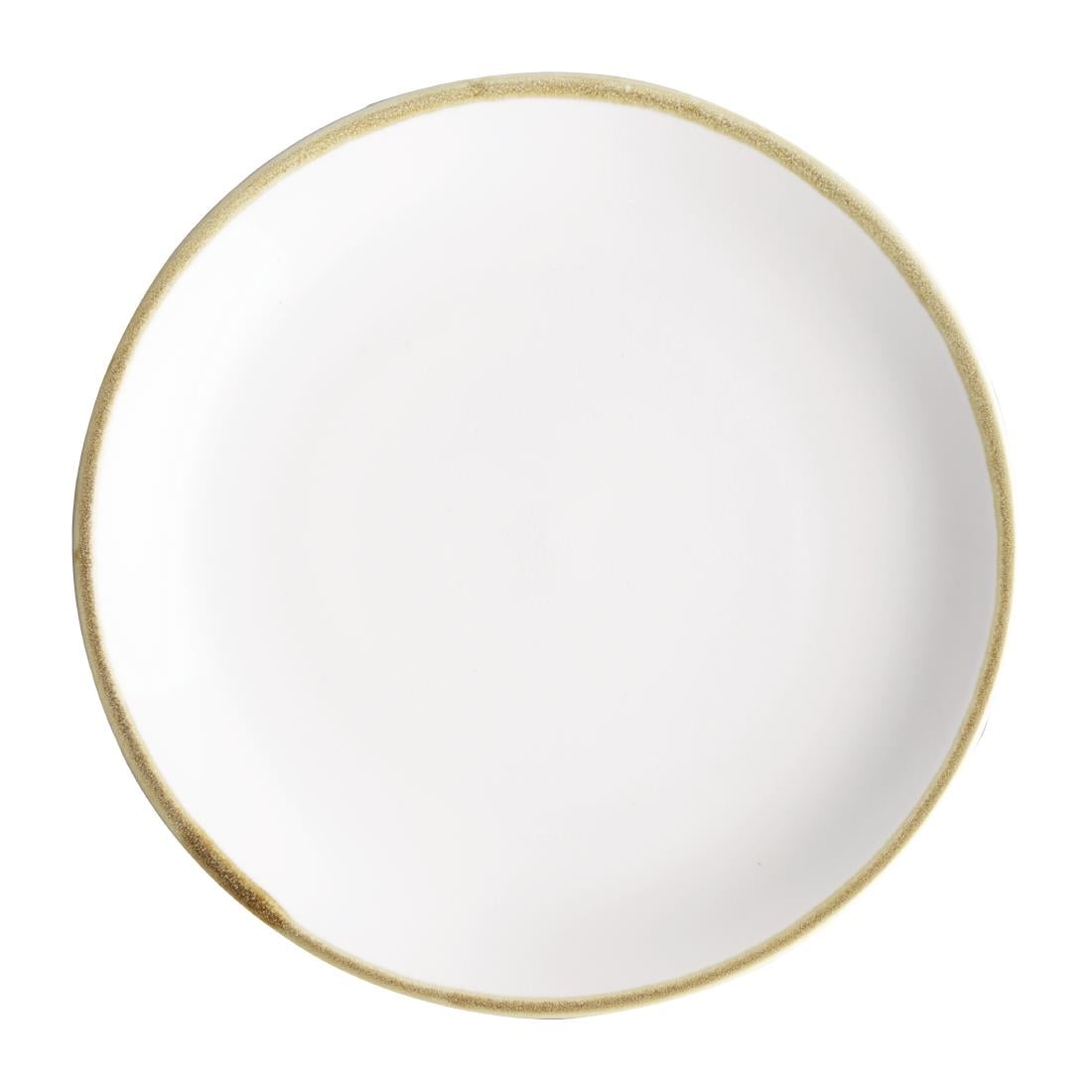 Olympia Kiln Chalk Coupe Plate - 230mm 9" (6 Pack) (230(Ø)mm / 9". Pack Quantity: 6) • PAS-FB999