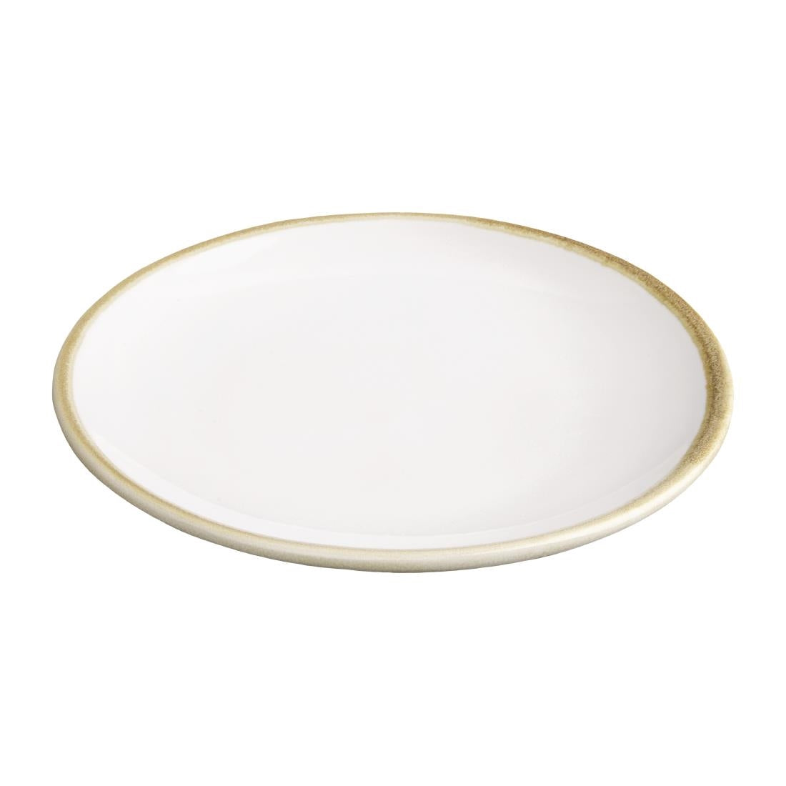 Olympia Kiln Chalk Coupe Plate - 230mm 9" (6 Pack) (230(Ø)mm / 9". Pack Quantity: 6) • PAS-FB999