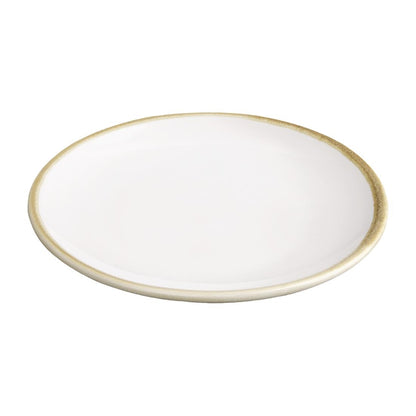 Olympia Kiln Chalk Coupe Plate - 230mm 9" (6 Pack) (230(Ø)mm / 9". Pack Quantity: 6) • PAS-FB999