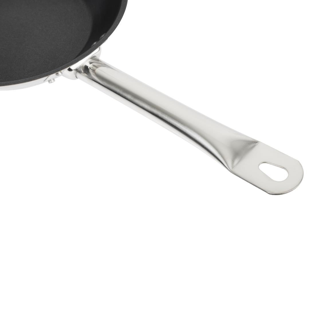 Vogue Stainless Steel Non-Stick Teflon Platinum Plus Frying Pan 200mm • PAS-FC095