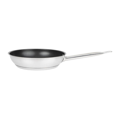 Vogue Stainless Steel Non-Stick Teflon Platinum Plus Frying Pan 240mm • PAS-FC096