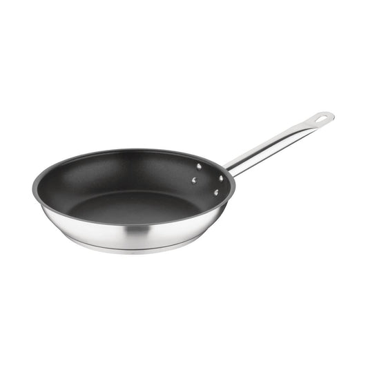 Vogue Stainless Steel Non-Stick Teflon Platinum Plus Frying Pan 240mm • PAS-FC096