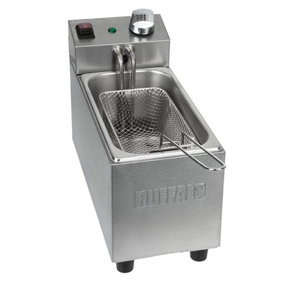 Apuro Single Tank Single Basket Countertop Fryer 3Ltr PAS-FC255-A