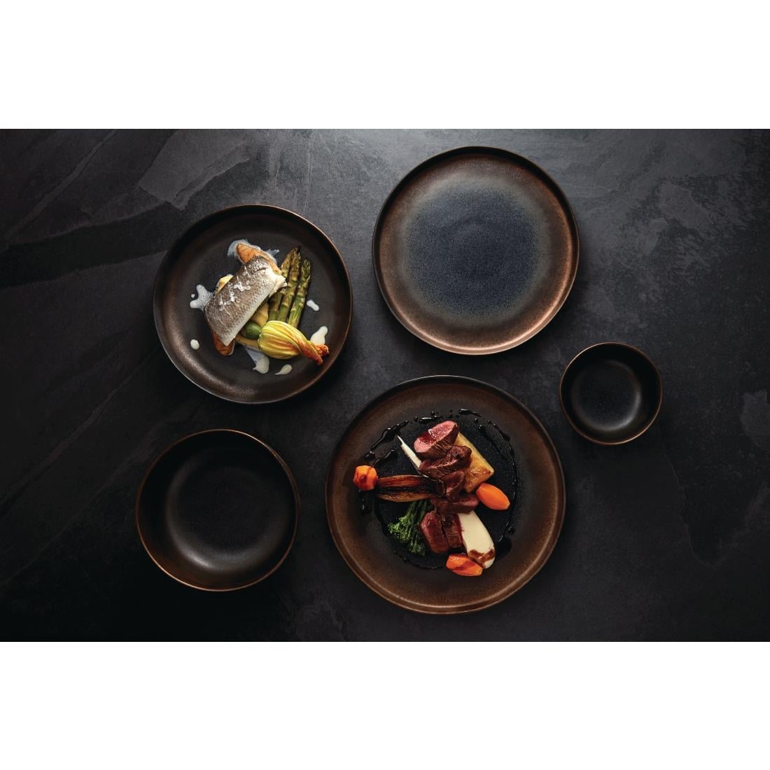 Olympia Ochre Flat Plate - 260mm 10 1/4" (Box 6) • PAS-FC285