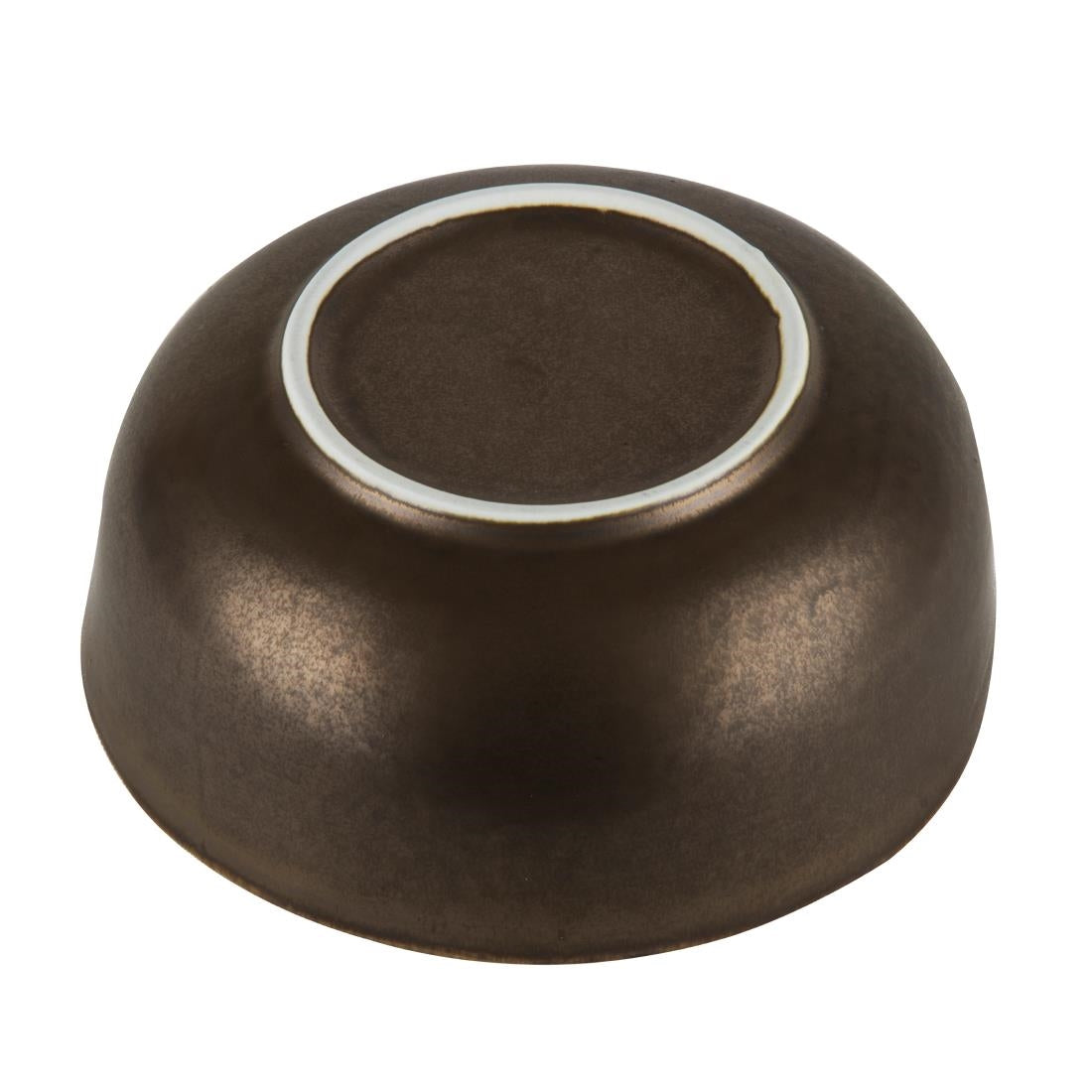 Olympia Ochre Deep Bowls 100mm 250ml (12 Pack) (Pack of 12) • PAS-FC289