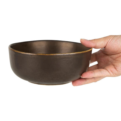 Olympia Ochre Deep Bowls 100mm 250ml (12 Pack) (Pack of 12) • PAS-FC289