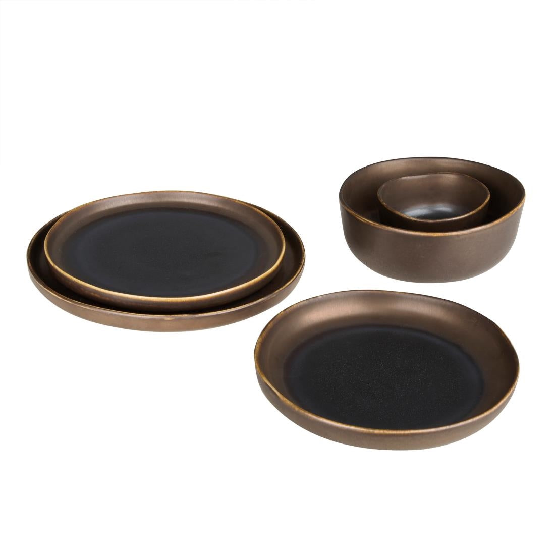 Olympia Ochre Deep Bowls 100mm 250ml (12 Pack) (Pack of 12) • PAS-FC289