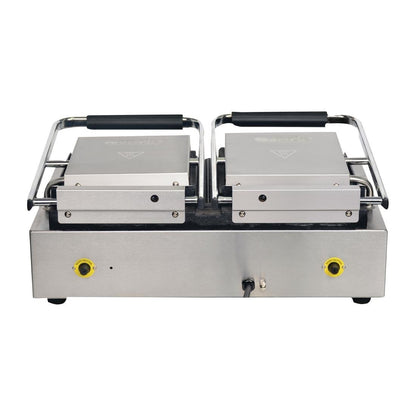 Apuro Double Contact Grill Ribbed Top Plates with Timer • PAS-FC385-A