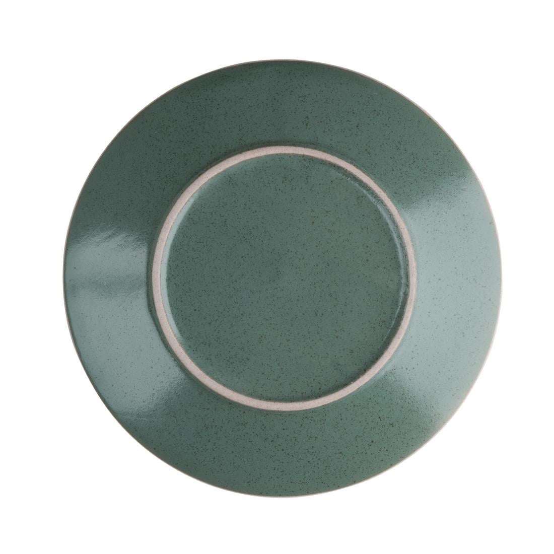 Olympia Anello Green Raw Edge Plates 205mm (6 Pack) • PAS-FC475