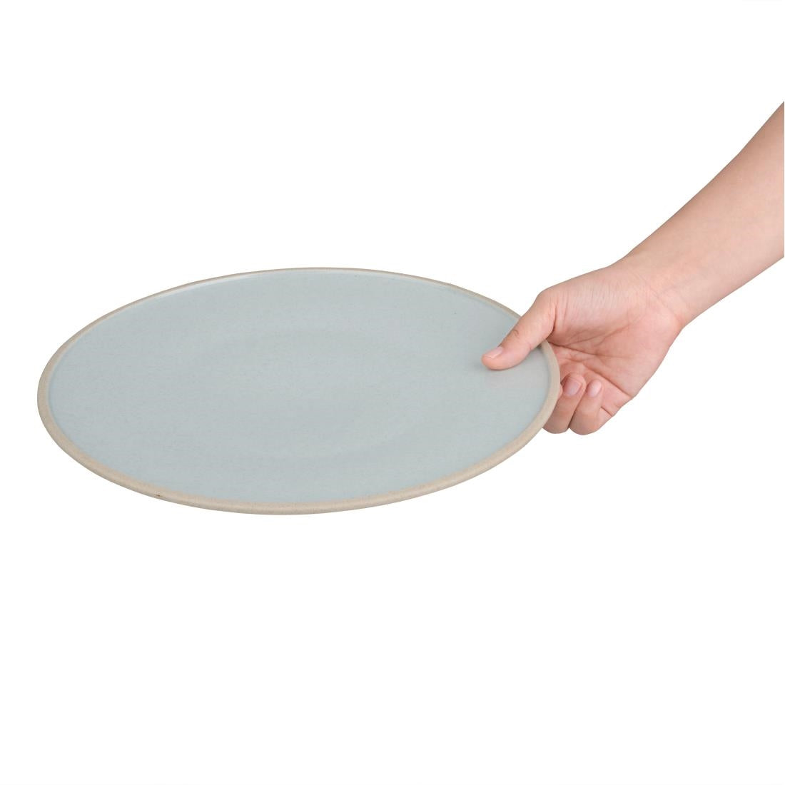 Olympia Anello Natural Raw Edge Plates 285mm (4 Pack) (Pack of 4) • PAS-FC479